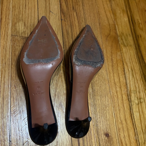 Alaïa Le Cœur PVC and Patent Leather Mules - 2 Right - Picture 10 of 10